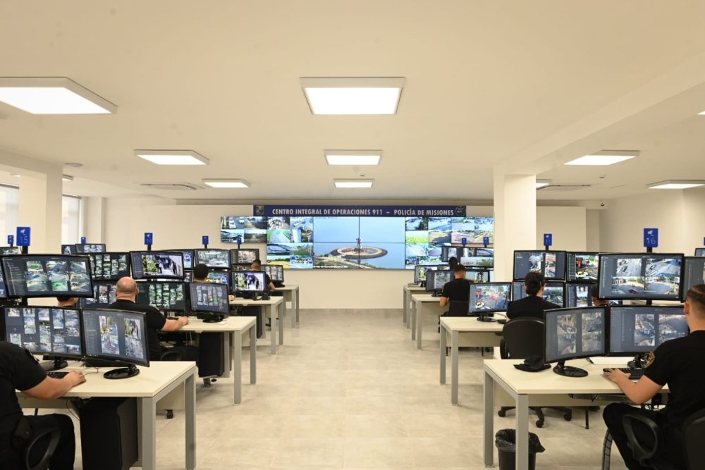 Centro Integral de Operaciones 911 de la Policía de Misiones